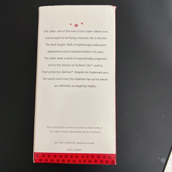 The Joker Hallmark ornament - Picture 3 of 7